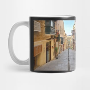 Old Street, Valletta, Malta Mug